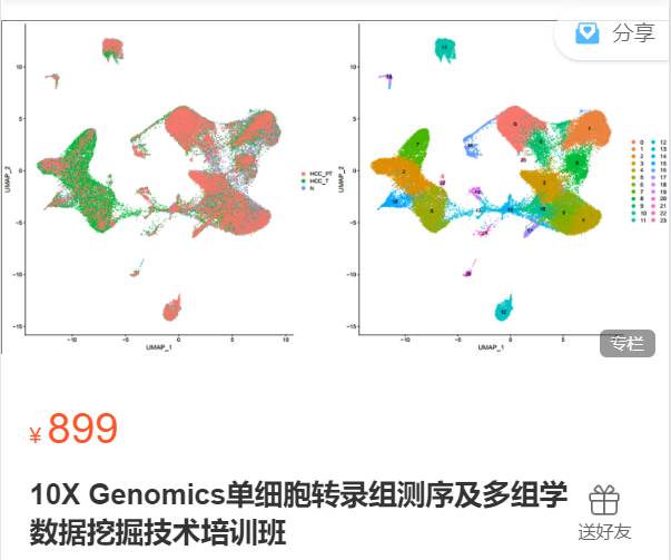 10X Genomics单细胞转录组测序及多组学数据挖掘技术培训班生信会议XH03