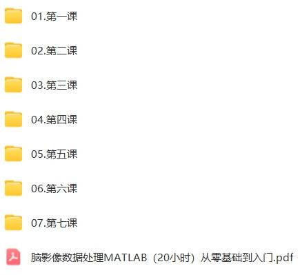 脑影像数据处理MATLAB（20小时）从零基础到入门-FUNI功能影像实验室NB06